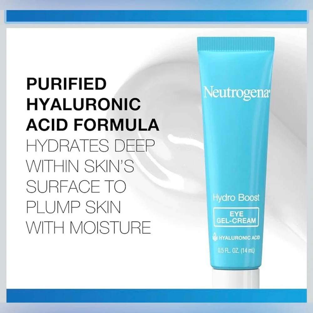 2- Neutrogena Hydro Boost Eye Gel-Cream 4 Sensitive Skin Moisturizing 👀 Oil Free